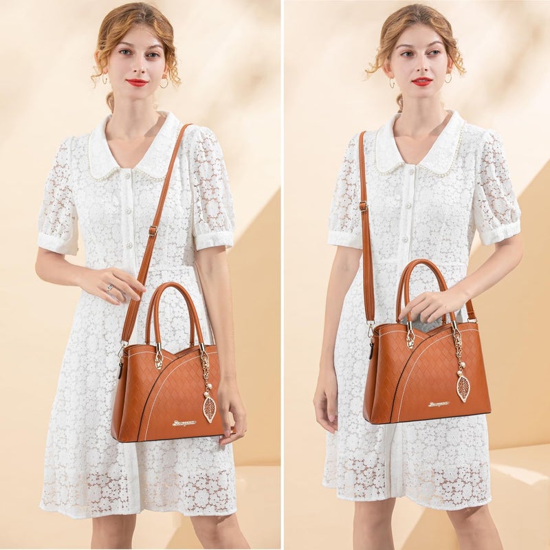 SiMYEER Purses and Handbags Top Handle Satchel Shoulder Bags Messenger Tote Bag for Ladies - Image 2